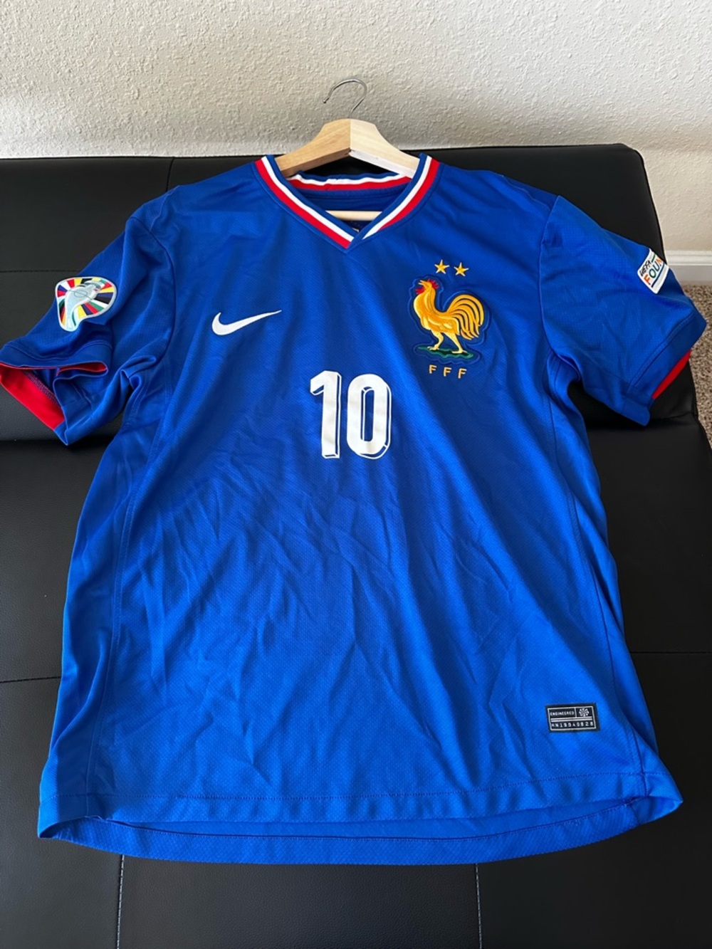 Nike Euro 2024 Mbappé #10 France Jersey